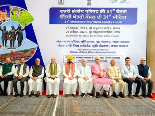 HARYANA सीएम मनोहर का पंजाब पर आरोप,उत्तर क्षेत्र परिषद मीटिंग में बोले- पाकिस्तान भेज रहे पानी