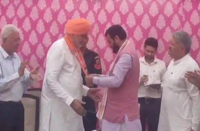HARYANA:- इनेलो को बड़ा झटका, पूर्व विधायक श्याम सिंह राणा BJP में शामिल