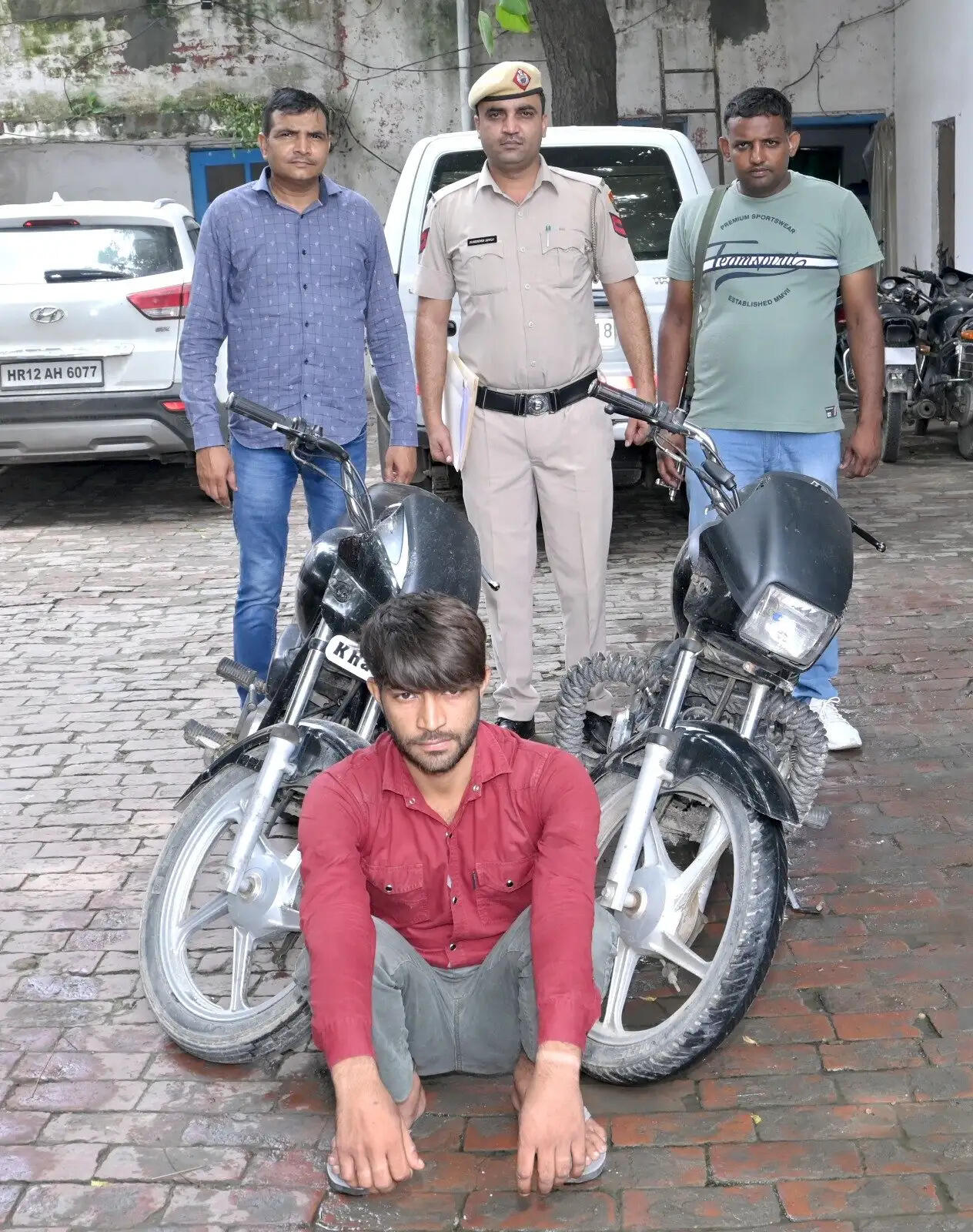 PANIPAT:- नशे की लत पूरी करने के लिए आरोपी ने BIKE चोरी की वारदातों को अंजाम दिया