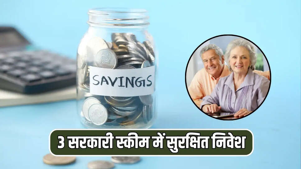 3 सरकारी स्कीम में सुरक्षित निवेश