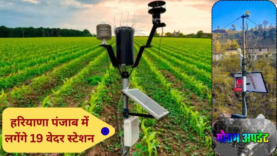 हरियाणा पंजाब में लगेंगे 19 वेदर स्टेशन बुआई में मदद