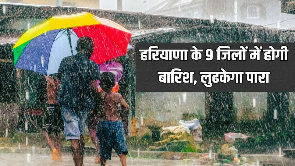 हरियाणा के 9 जिलों में होगी बारिश, लुढकेगा पारा
