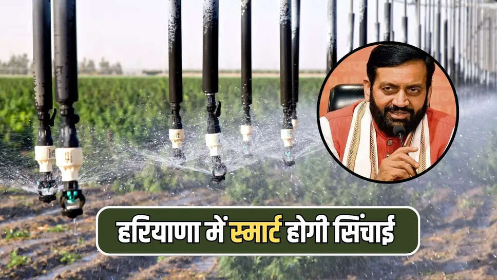 हरियाणा में स्मार्ट होगी सिंचाई