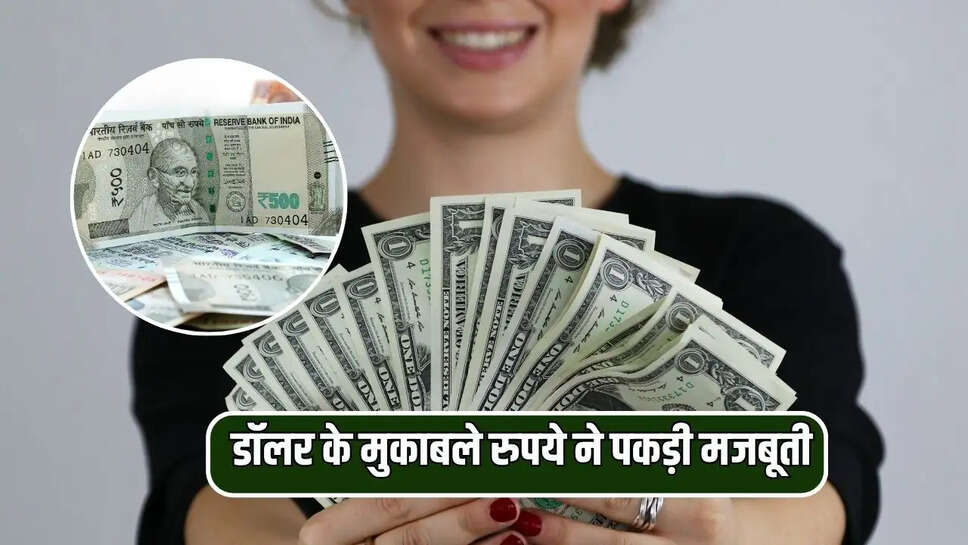 डॉलर के मुकाबले रुपये ने पकड़ी मजबूती