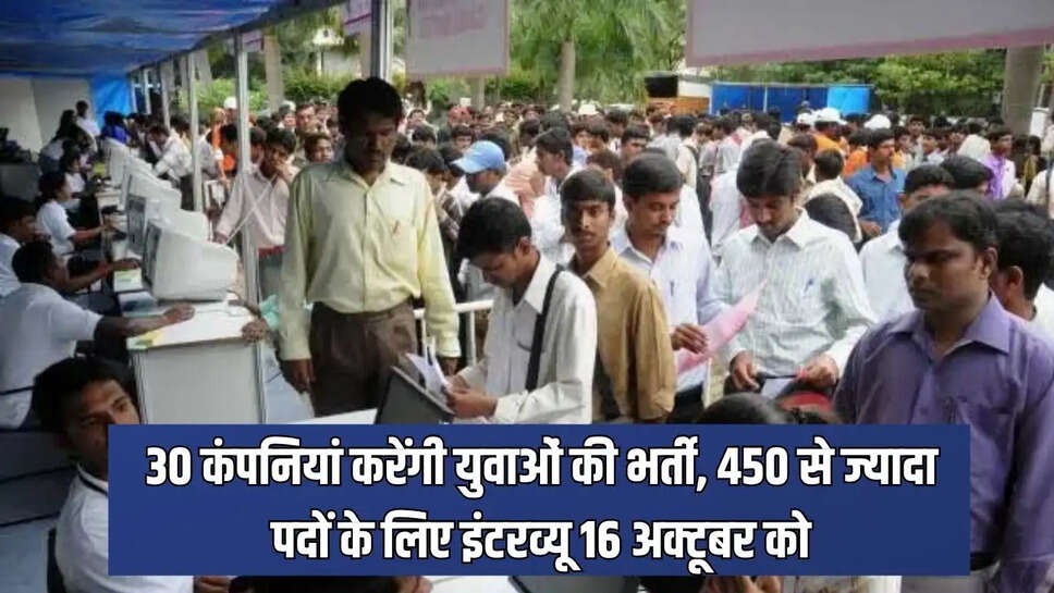 Haryuana Job Fair  30 कंपनियां करेंगी युवाओं की भर्ती