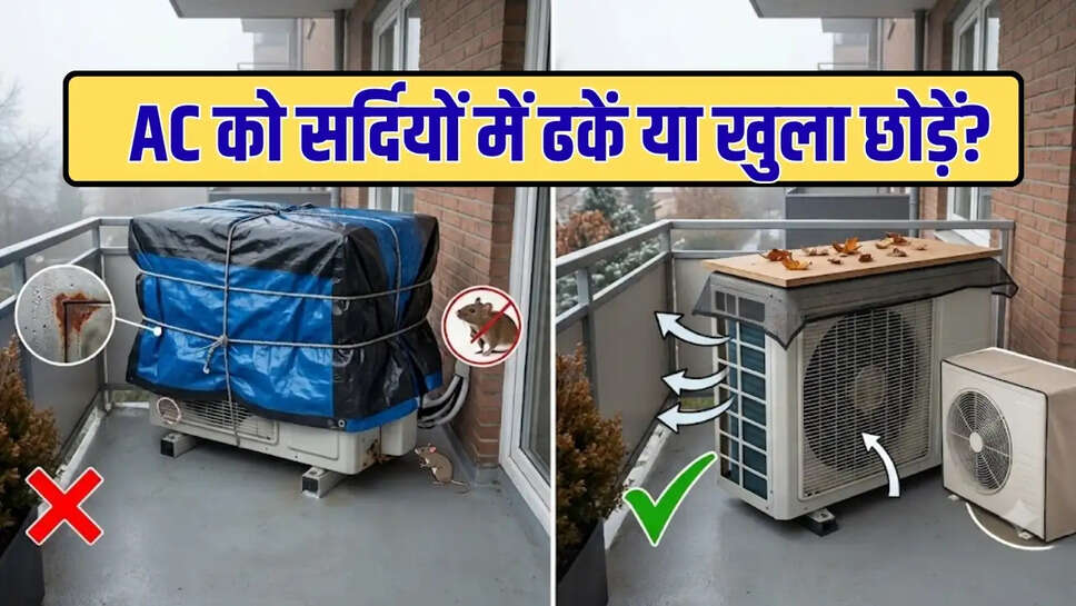 AC को सर्दियों में ढकें या खुला छोड़ें? 