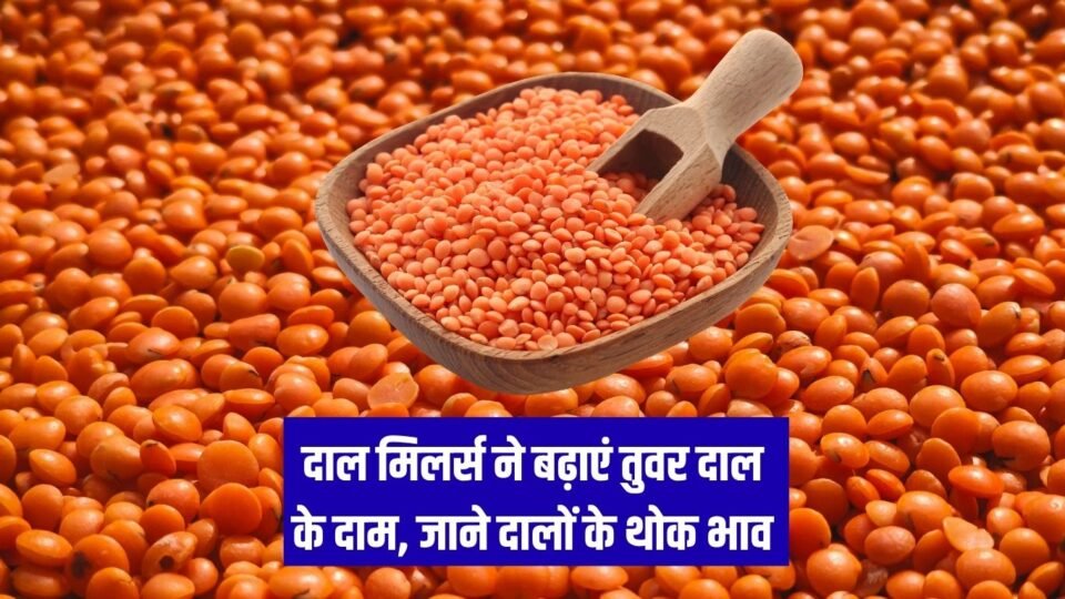 Pulse prices दाल मिलर्स ने बढ़ाएं तुवर दाल के दाम, जाने दालों के थोक भाव