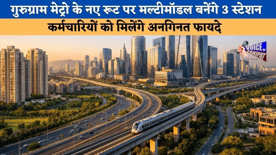 Three multimodal stations to be built on the new Gurugram Metro route