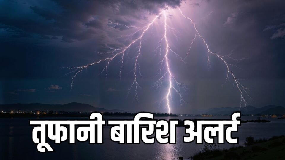 देश के 20 राज्यों में तूफानी बारिश का अलर्ट