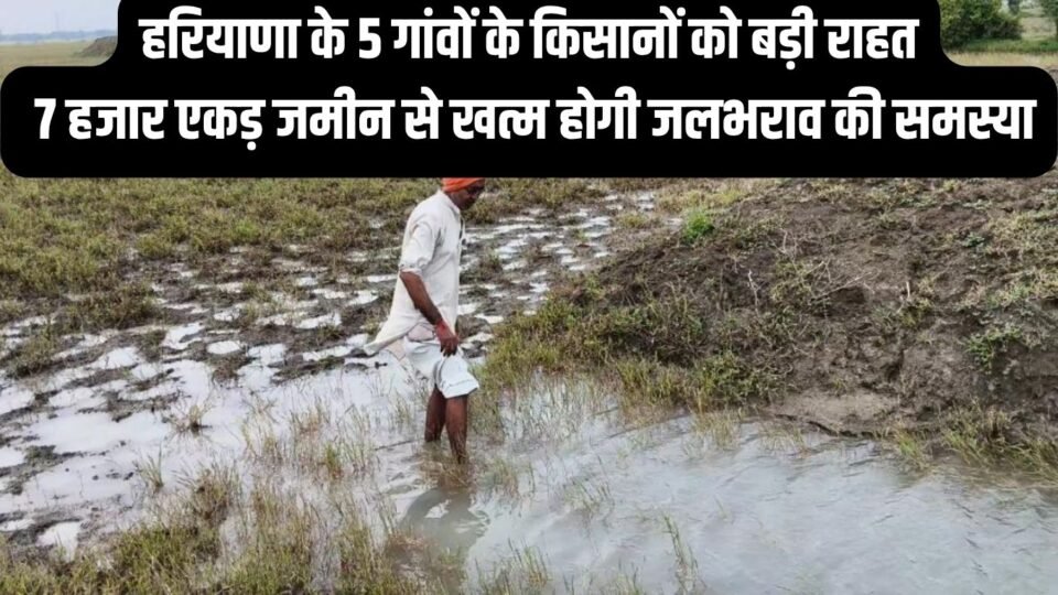 हरियाणा के 5 गांवों के किसानों को बड़ी राहत,